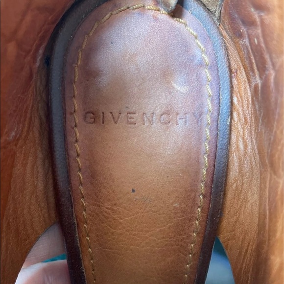 GIVENCHY Brown Leather Sandals size 7 - Picture 5 of 10